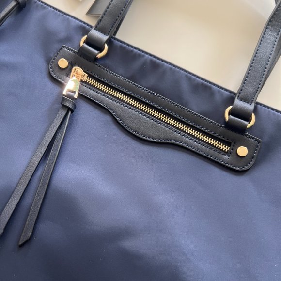 ISABELLE Vegan NylonTote Navy NWT - Picture 8 of 10